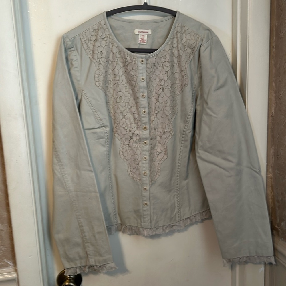 Sundance Cotton Lightweight Jacket Size 16 NWOT